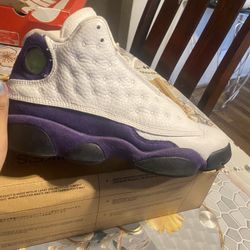 Lakers Jordan 13’S 6.5 Y
