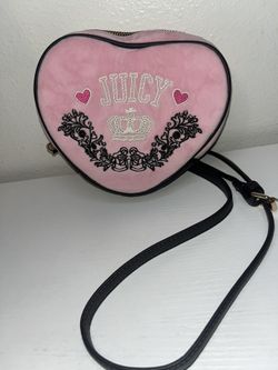 Juicy Couture Pink Heart Crossbody Bag
