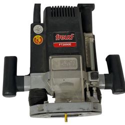 Freud Variable Speed Plunge Router 1/2" FT-2000E Spain 3-1/4 HP Tested Working