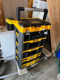 Dewalt Tstak pack out Storage toolboxes Dewalt T stack packout storage toolboxes