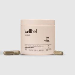 WELLBEL Women Clean Supplement for Hair, Skin, and Nails, Vegan, Gluten Free