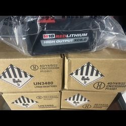 Milwaukee M18 8.0ho Batteries