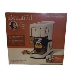Beautiful by Drew Barrymore Slim Espresso Maker