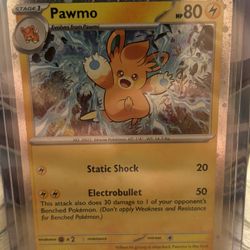 Pokémon TCG - Pawmo 075/193 - Cosmos Holo Promo Card Near Mint 
