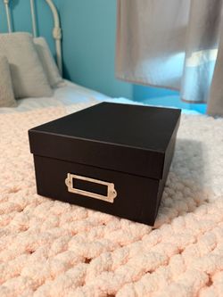 Black Storage Container