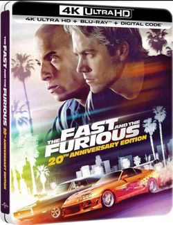 Fast & Furious 20th Anniversary Steelbook 4K UHD NEW SEALED
