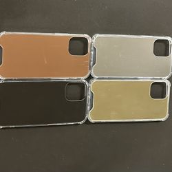 Metallic Phone Cases for IPhone 12 Mini  Approximately 80 phone cases, 4 colors  $100