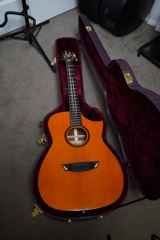 Cort LUXE II Frank Gambale Signature Series Acoustic Electric Guitar Natural