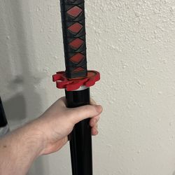 Rengoku Demon Slayer Plastic Katana W/ Sheath