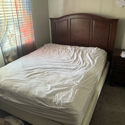 Bed and frame