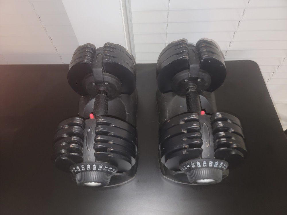 Adjustable Dumbbell Set 72 lbs Each Made By Ativa Fit