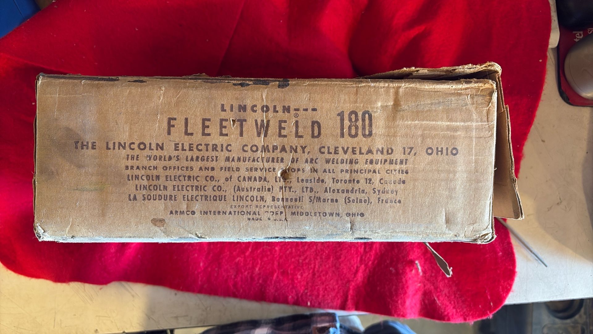 Lincoln Fleetwood 180 Welding Sticks
