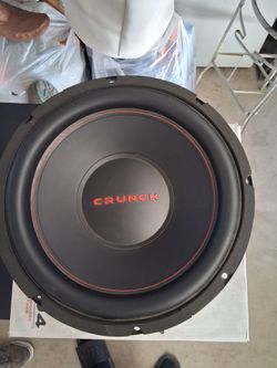 12 inch crunch subwoofer