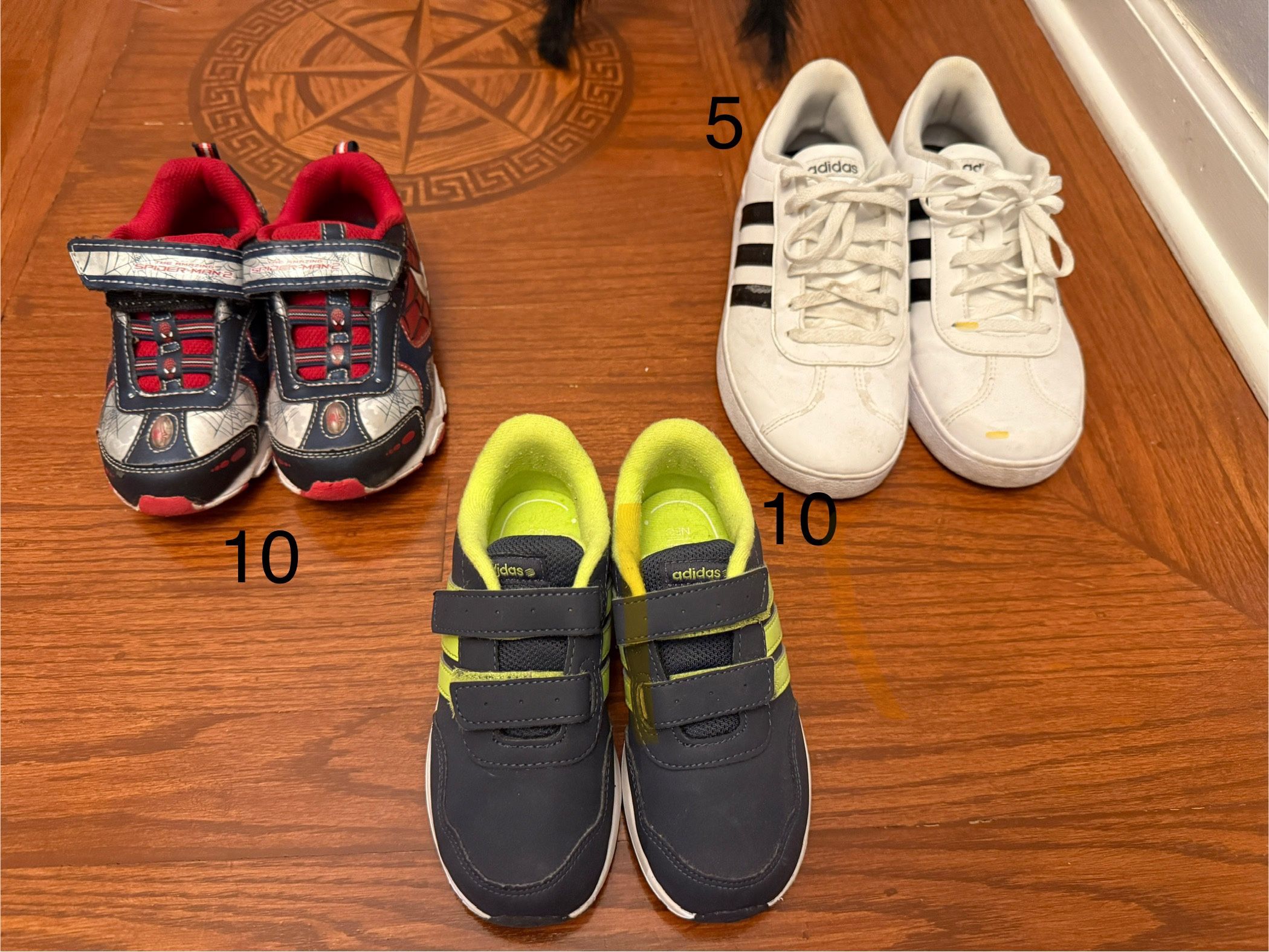 Shoes Size 10(2), Adidas 5