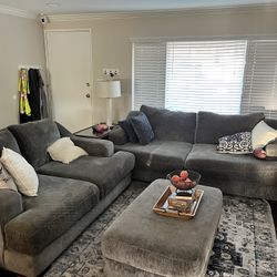 Loveseat, Couch And Ottoman 
