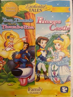 Enchanted TALES: TOM THUMB Meets THUMBELINA/PRINCESS CASTLE (DVD-2014) NEW!