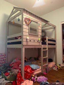 Deer blind playhouse bunk beds