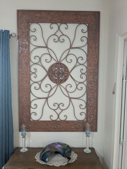 Copper wall art