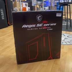 MSI Aegis Gaming Desktop W/gtx1660ti W/16gb Ram (payment Plan Available)