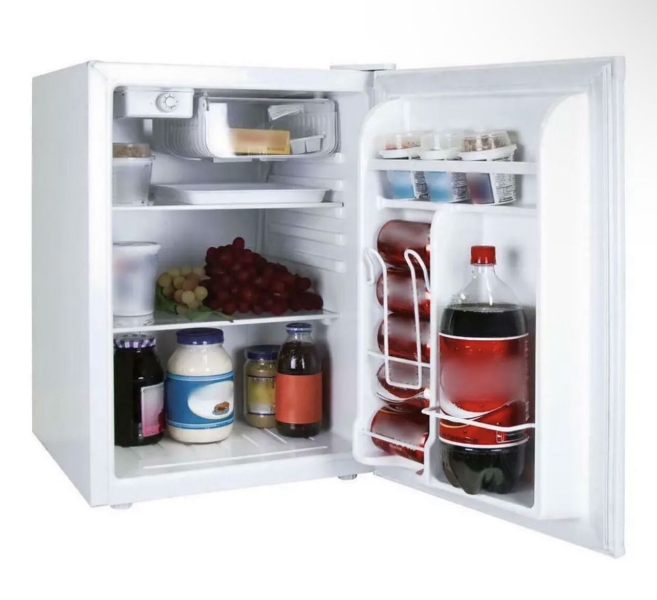 Mini Fridge Refrigerator 2.6-Cu Ft WHITE
