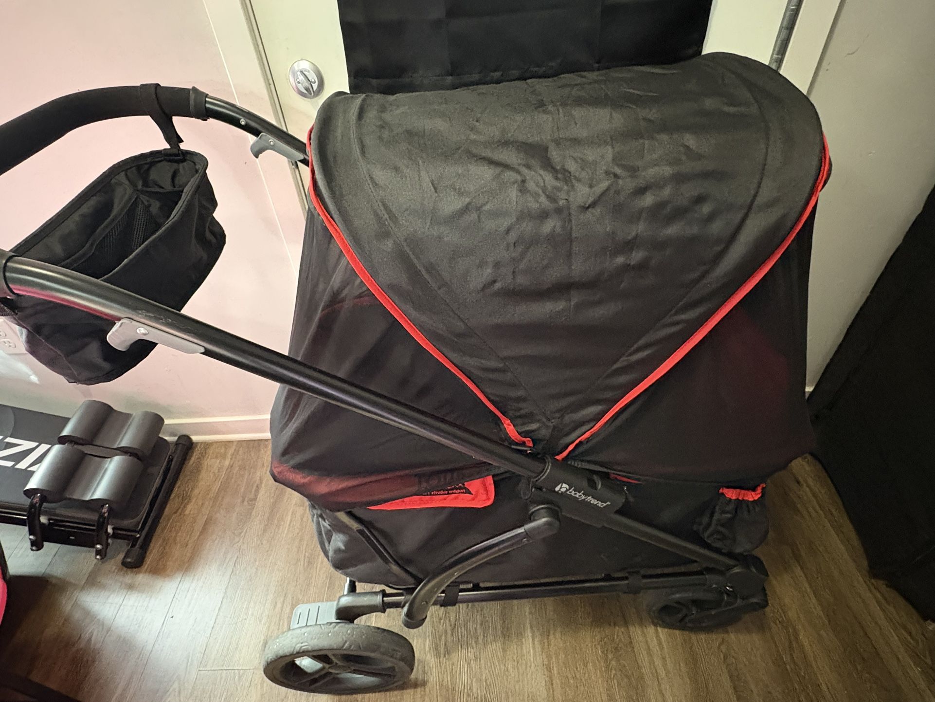 Baby Trend Tour 2-in-1 Stroller Wagon - Mars Red - Red