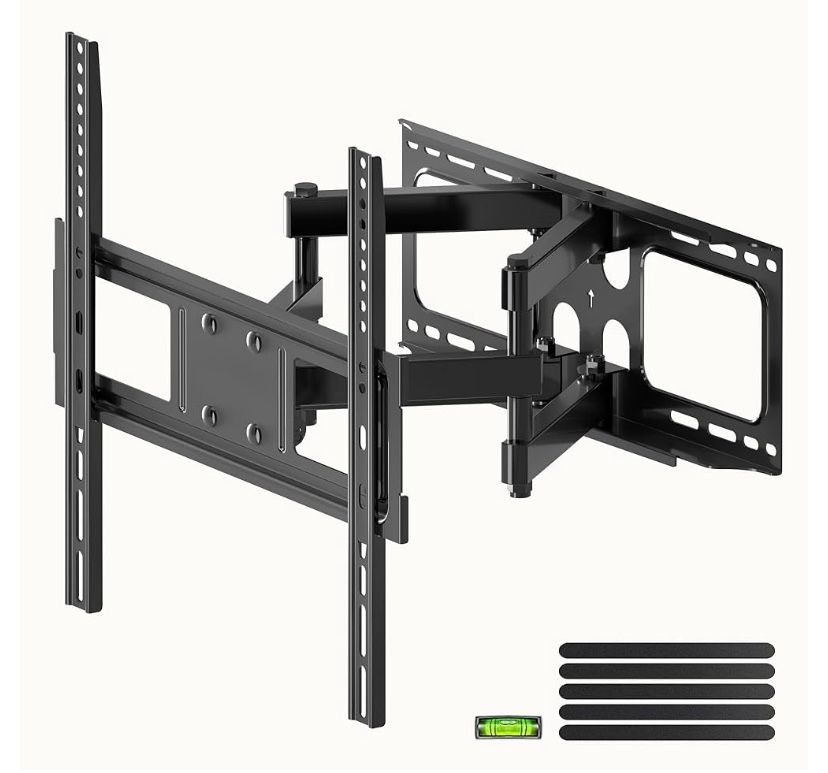 Xinlei Full Motion TV Wall Mount for Most 26"-70" Flat/Curved TV, Swivel Tilt Bracket with Articulating Dual Arms, Support 100lbs, Max VESA 400x400mm