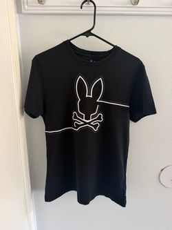 Black psycho bunny shirt with bunny on front