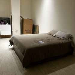 Queen Bed Frame with Storage 