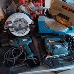 Electric Tools In Excellent Condition Work Perfect Take All $100 Firm