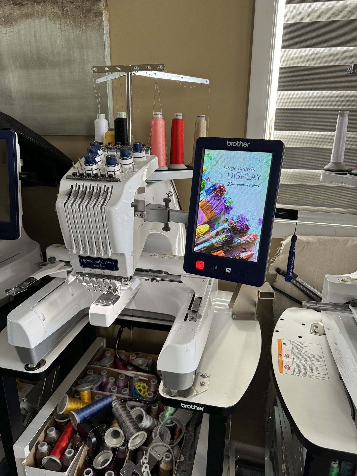 Brother PR670E Embroidery Machine - Excellent Condition - EXTRAS