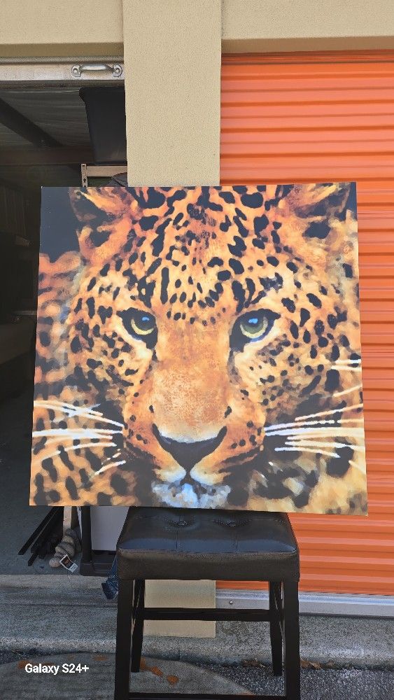 Wall art / leopard