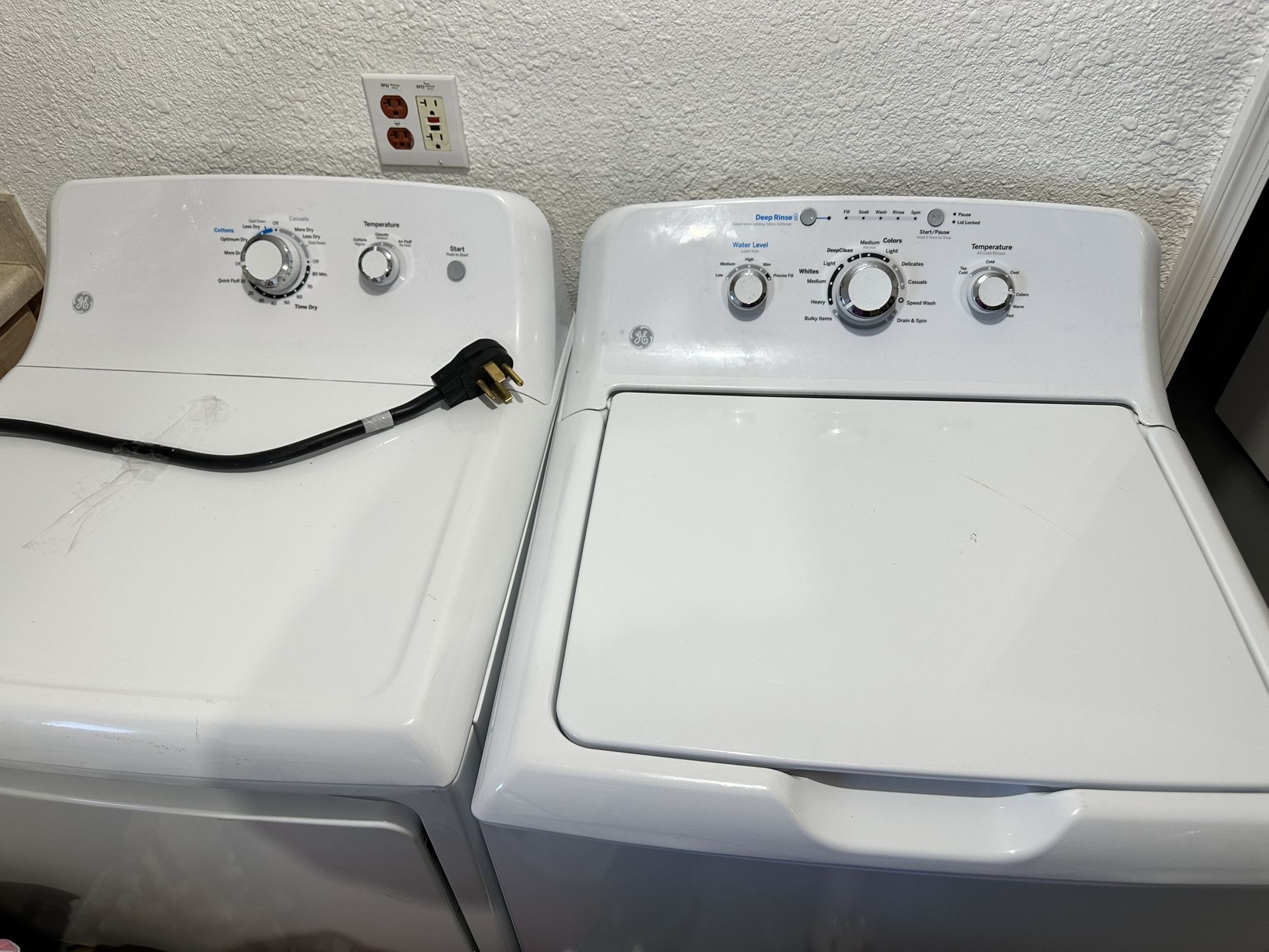GE Washer And Dryer 2 Yrs Old