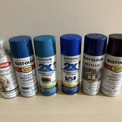 Spray Paints Bottles