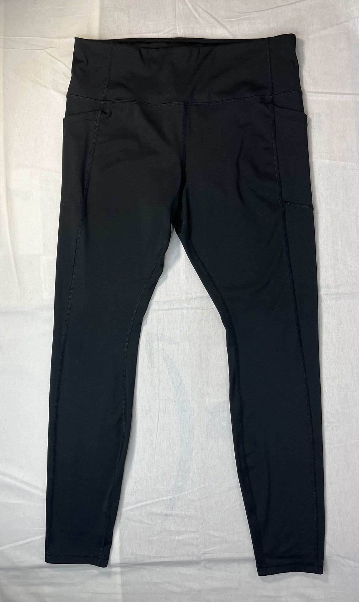 Women’s High-Waist Pocketed Black Leggings