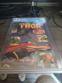 Thor#141 7.5 graded comic book