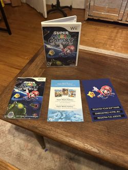 Super Mario Galaxy (Nintendo Wii, 2007) Complete CIB W/Manual & Inserts Tested