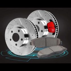 (Brakes And Rotors Special) Labor Included!!.Most Vehicles 120$ Front Only. 200$ Front + Rear