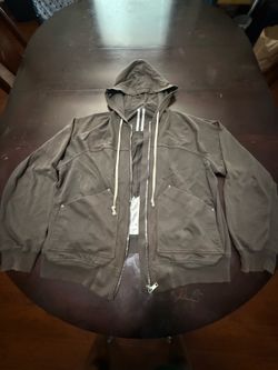 Rick Owens Mainline Windbreaker Zip Hoodie