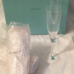 Tiffany’s Crystal Champagne glasses