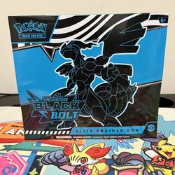Pokémon Black Bolt ETB Elite Trainer Box New Sealed