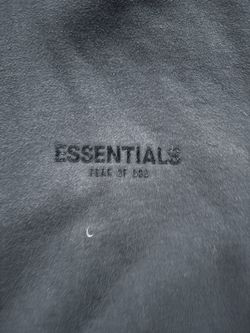 Black essential/fear of God medium hoodie