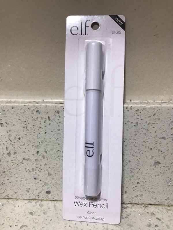 ELF Shape and Stay Brow Wax Pencil in Clear 21612 BRAND NEW $1