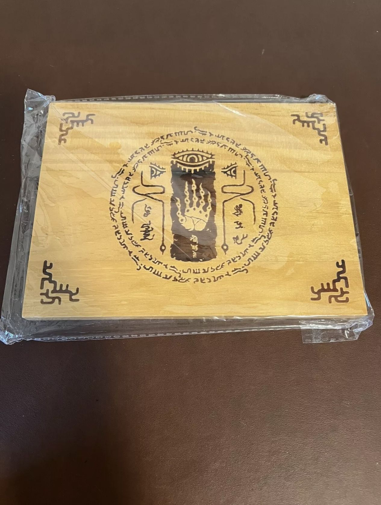 The Legend Of Zelda Tears Of The Kingdom - Wooden Plaque Preorder Bonus - Sealed