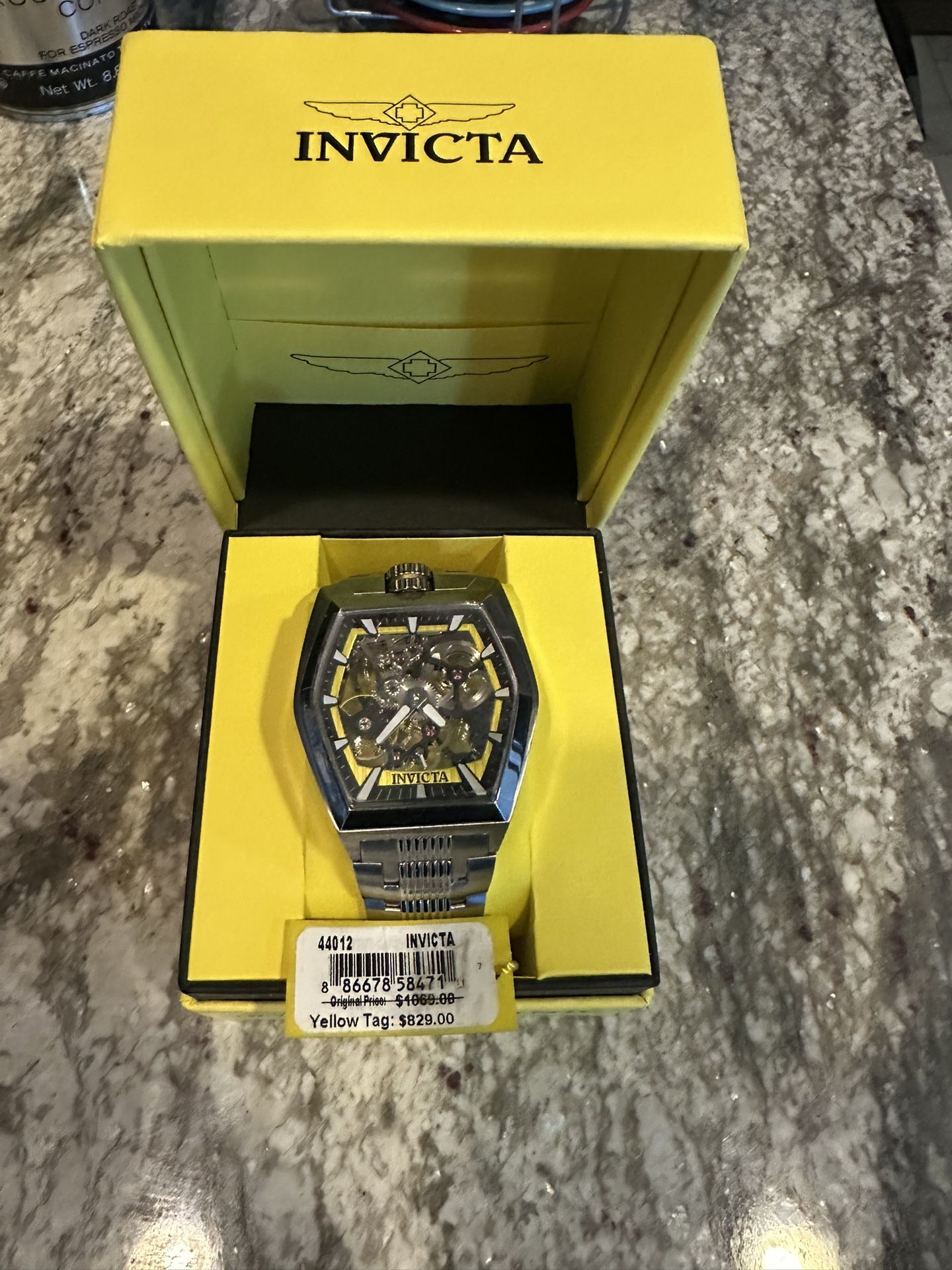 Invicta Akula Stealth Legion Mechanical Men's Watch w/ Skeleton Dial - 48mm, Steel (44012)