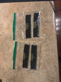 4 sticks of 16 GB DDR4 RAM (64 GB for all 4)