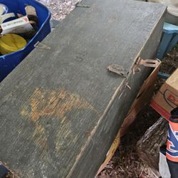WWII Era Military Footlocker