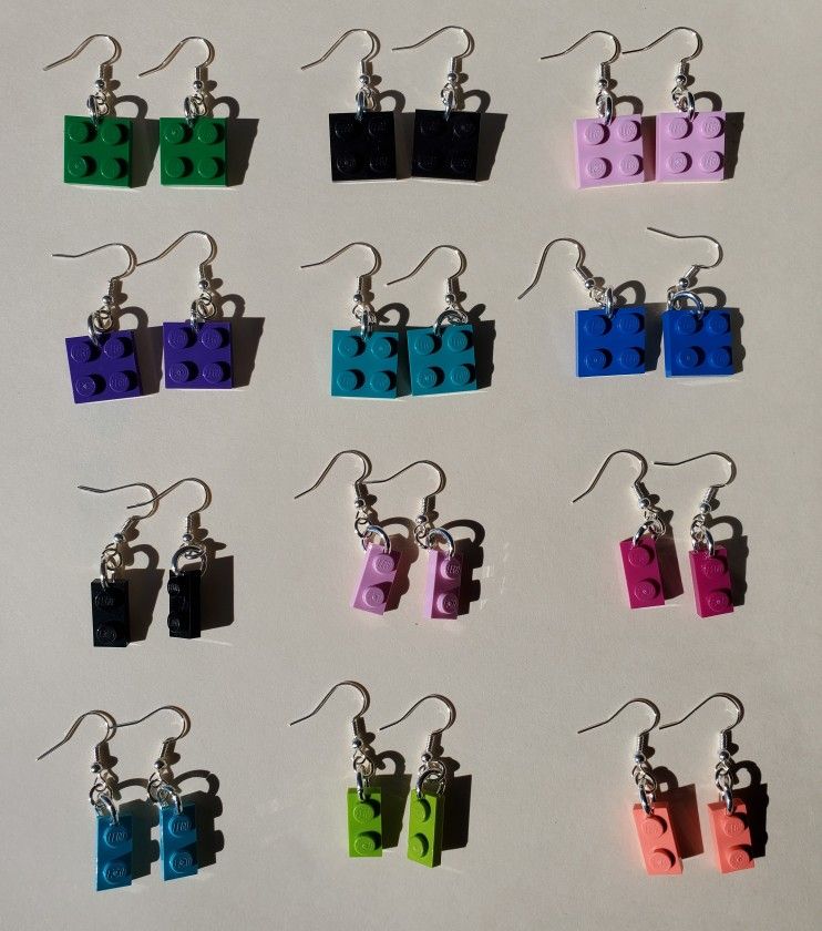 Handmade Lego Earrings