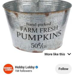 Hobby Lobby Decorative Bucket