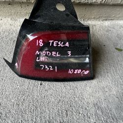Tesla Model 3 Left Tail Light