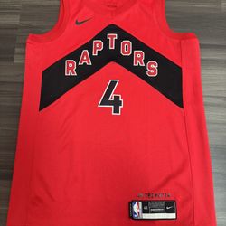 Nike Toronto Raptors Scottie Barnes #4 Swingman Red Jersey Men’s 40 Small